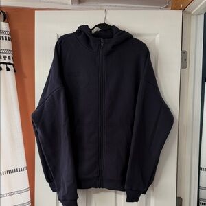 New Comfrt Zip-Up Hoodie Navy